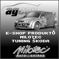 AGCAR - dealer Milotec, tuning, e-shop, autodoplňky a spoilery na vozy Škoda